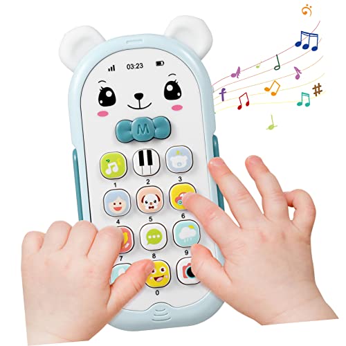 VICASKY Handyspielzeug Für Kinder Handy Spielzeug Mein Erstes Smartphone-Spielzeug Lernspielzeug Spielzeuge Babyphone Spielzeug Für 1 Jahr Telefonspielzeug Für Babys Elektronisches Bauteil von VICASKY