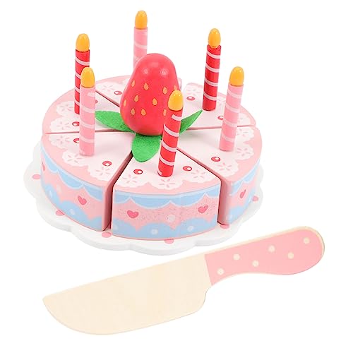 VICASKY Holz Geburtstagskuchen Spielset Kuchen Schneidspielzeug Bunte Kuchenrolle für Rollenspiel und Lernspaß Stabiles Holzspielzeug mit Abgerundeten Ecken für Jungen Mädchen Geburtstag VICASKY Holz Geburtstagskuchen Spielset Kuchen Schneidspielzeug Bunte Kuchenrolle für Rollenspiel und Lernspaß Stabiles Holzspielzeug mit Abgerundeten Ecken für Jungen Mädchen Geburtstag von VICASKY