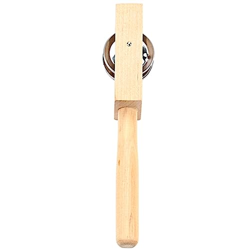 VICASKY Holz Handglocke Schüttelglocke Lernspielzeug Für Kleinkinder Musikinstrument Für Sensorisches Spiel Und Kreative Zufälliger Stil Ideal Für Babys Ab 6 Monaten von VICASKY