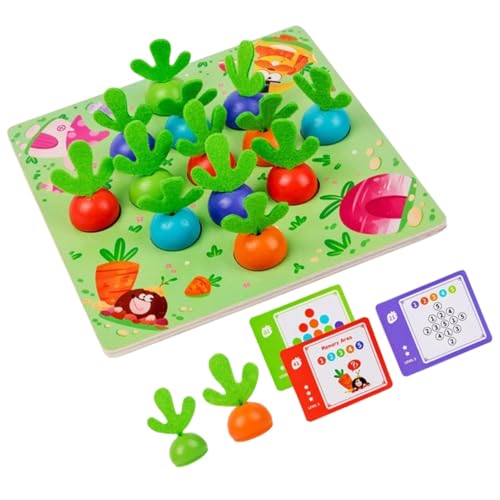 VICASKY Holz Lernspielzeug Zahlen Memory Spiel für Kleinkinder Jahre Buntes Pädagogisches Brettspiel Denkvermögen Denkfähigkeit und Feinmotorik Robust und Langlebig VICASKY Holz Lernspielzeug Zahlen Memory Spiel für Kleinkinder Jahre Buntes Pädagogisches Brettspiel Denkvermögen Denkfähigkeit und Feinmotorik Robust und Langlebig von VICASKY