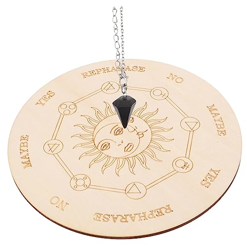 VICASKY Wahrsagebrett Mit Wahrsagebrett Und Hexen-bastelset Wicca-zubehör Und Werkzeuge Metaphysisches Brett Wünschelruten-anhänger-Halskette Wünschelruten-Halskette Für VICASKY Wahrsagebrett Mit Wahrsagebrett Und Hexen-bastelset Wicca-zubehör Und Werkzeuge Metaphysisches Brett Wünschelruten-anhänger-Halskette Wünschelruten-Halskette Für von VICASKY