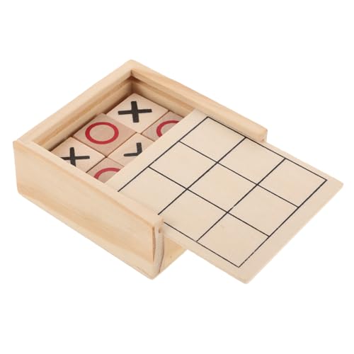 VICASKY Holz-Xo-Blöcke Brettspiel Couchtisch Schreibtisch Spielzeug Für Kinder Erwachsene Familienspiele Und Spieleabende von VICASKY