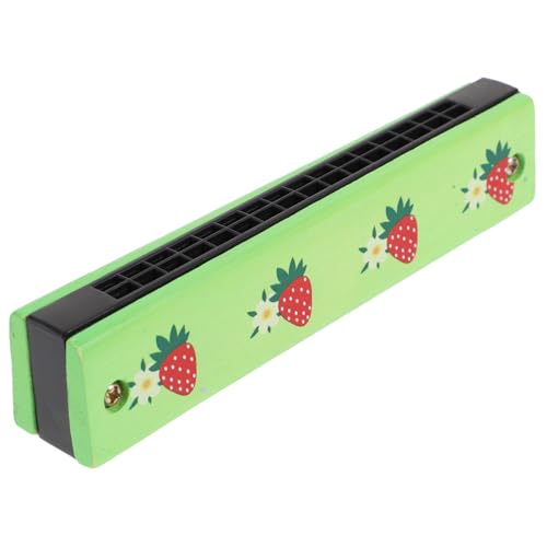 VICASKY Holzmundharmonika Reihig aus Buchenholz für Pädagogisches Musikinstrument mit Tierischen und Fruchtigen Mustern Sicher und Langlebig Lernspielzeug für Frühe VICASKY Holzmundharmonika Reihig aus Buchenholz für Pädagogisches Musikinstrument mit Tierischen und Fruchtigen Mustern Sicher und Langlebig Lernspielzeug für Frühe von VICASKY
