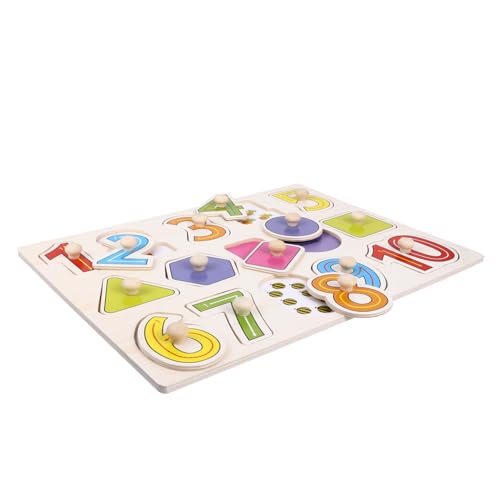 VICASKY Holzpuzzle Zahlen Ab Jahren Farbenfrohes Montessori Lernspielzeug aus Langlebigem Holz Pädagogisches Steckspiel für Kleinkinder Kreatives Jigsaw Geschenk für Jungen und Mädchen VICASKY Holzpuzzle Zahlen Ab Jahren Farbenfrohes Montessori Lernspielzeug aus Langlebigem Holz Pädagogisches Steckspiel für Kleinkinder Kreatives Jigsaw Geschenk für Jungen und Mädchen von VICASKY