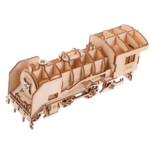 VICASKY Holzpuzzle Zugmodell für DIY Handgefertigtes Holzspielzeug Fördert Hand Auge Koordination und Kreativität Sicheres Glattes Material Lernspielzeug für Jungen VICASKY Holzpuzzle Zugmodell für DIY Handgefertigtes Holzspielzeug Fördert Hand Auge Koordination und Kreativität Sicheres Glattes Material Lernspielzeug für Jungen von VICASKY