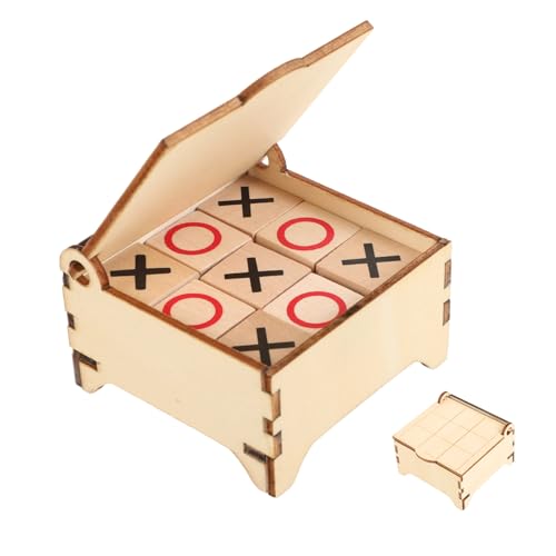 VICASKY Holzspielzeug Strategiespiel Spielset Brettspiel Tragbar Natürliches Holz Fördert Kognitive Entwicklung Eltern Junge Mädchen Interaktion Strategiespiel für Unterwegs VICASKY Holzspielzeug Strategiespiel Spielset Brettspiel Tragbar Natürliches Holz Fördert Kognitive Entwicklung Eltern Junge Mädchen Interaktion Strategiespiel für Unterwegs von VICASKY