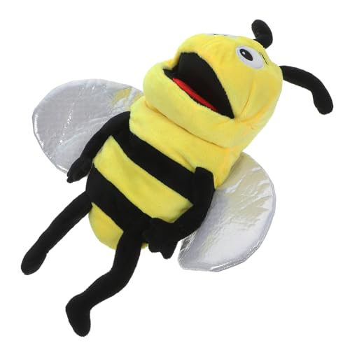 VICASKY Interaktive Bienen Handpuppe Aus üsch Geschichtenerzählende üschpuppe Für Kawaii Cartoon Tier Handpuppe Ideales Für Kreatives Rollenspiel Und Frühe Bildung von VICASKY