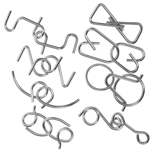 VICASKY Interlock Metallpuzzle Denksportspiel für Erwachsene Langlebiges Unlocking Puzzles Toy Hand Auge koordination und Problemlösungsspielzeug VICASKY Interlock Metallpuzzle Denksportspiel für Erwachsene Langlebiges Unlocking Puzzles Toy Hand Auge koordination und Problemlösungsspielzeug von VICASKY