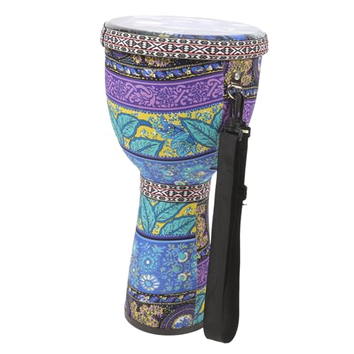 VICASKY Junge afrikanische Trommel musikinstrumente kinderschlagzeug rutschfeste Handtrommel trommeln Djembe-Trommel Kinderafrikanische Djembe Percussion-Kompakttrommel PVC Blue von VICASKY