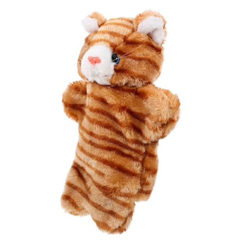 VICASKY Kätzchen Handpuppe Spielzeug Tierhandpuppe Weiche Handpuppe Handpuppe Für Kinder Performance Requisite Katze Handpuppe Puppen Für Kinder Handkatze Rollenspiel von VICASKY