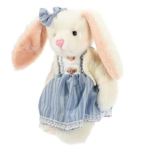 VICASKY Kaninchen Plüschtier Kuscheltier für Kleinkinder bidoof Plush Soft Toy plushbit Kuscheltiere für Teenager Plüschtiere PP Baumwolle Sky-Blue von VICASKY