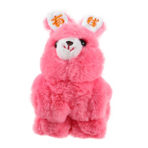 VICASKY Kaninchenpuppe Tierschlagarmbänder Spielzeug Animal-slap-armband Hasen-klapparmbänder-spielzeug Partyspielzeug Kaninchen-klatscharmbänder-spielzeug Party-slap-armbänder Plüsch Rosa von VICASKY