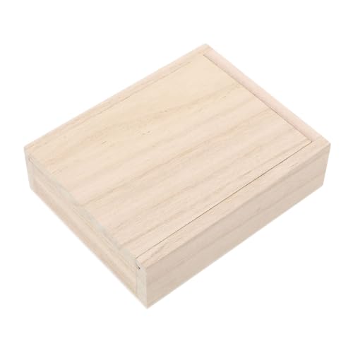 VICASKY Kasten Pokerbox spielkartenhalter holzbox kartenaufbewahrung Spielkartenschachtel aus Holz Pokerkarten Kartenspielhalter Organizer für Brettspielkarten Khaki von VICASKY