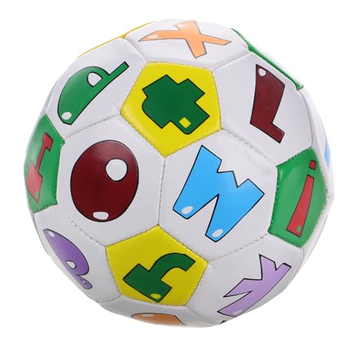 VICASKY Kinder Fußball Fußball-Trainingsball Cartoon-Ball-Spielzeug Retentionsfußball Kleinkind Fußball Fußballspiel für Kinder Weicher Fußball für den Innenbereich Kristallpalast Leder von VICASKY