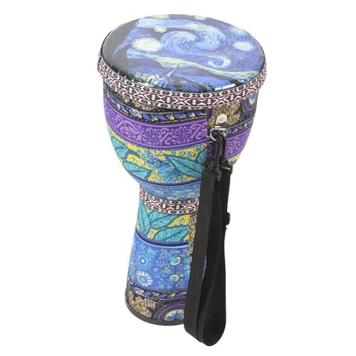 VICASKY Kinderafrikanische Djembe Bunte Handtrommel Kinder Trommeln Kinderhandtrommel Bunte Trommel Schlaginstrument Spielzeug Djembe-trommeln Für Kinder Kindertrommel PVC Blue von VICASKY