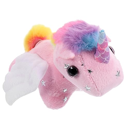 VICASKY Kleine Ausgestopfte Einhorn-anhänger-zugschwanzwedelnde Plüsch-Einhorn-Puppe von VICASKY