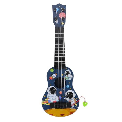 VICASKY Kleine Gitarre im chinesischen Stil kleine Akustikgitarre Spaced Out Sopran-Ukulele musikinstrumente Ukelele for Gitarre für Kleinkind Ukulele Plastik von VICASKY