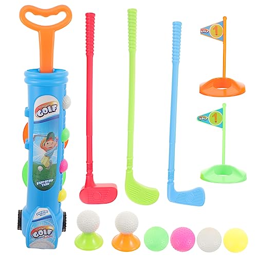 VICASKY Kleinkind Golf Set 1 Set Outdoor Für Ideales Garten Golfspiel Mit Schlägern Bällen Und Ziel Für Übungen Im Freien Perfektes Für Kleine Golf Fans von VICASKY