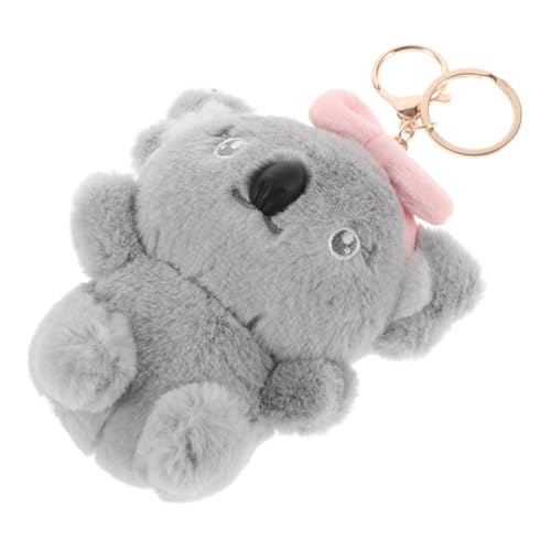 VICASKY Koala-Anhänger süßer Koala-Schlüsselanhänger Autoschlüssel-Schlüsselanhänger Koala plüschtier Koala schlüsselanhänger hängender Schlüsselanhänger Beutelversorgung Grey von VICASKY