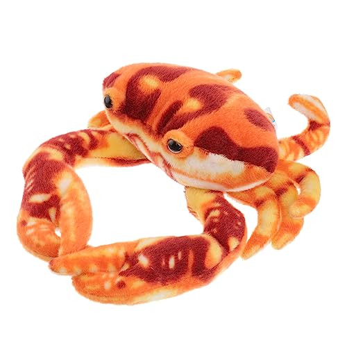 VICASKY Kuscheltier Krabbe Aus Plüsch Weiches Meereslebewesen Als Dekoration Und Spielzeug Für Junge Mädchen Fördert Kognitive Fähigkeiten Rot VICASKY Kuscheltier Krabbe Aus Plüsch Weiches Meereslebewesen Als Dekoration Und Spielzeug Für Junge Mädchen Fördert Kognitive Fähigkeiten Rot von VICASKY
