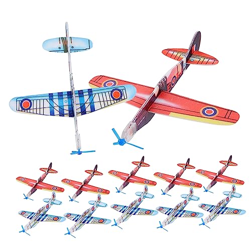 VICASKY Styropor Flugzeuge Für Kinder Kreative Flugzeug Spielzeuge Interaktive Schaum Flugzeuge Für Outdoor Für Jungen Und Ädchen Spaßiges Für Garten Und Spielplatz Segelflugzeug Kinder von VICASKY