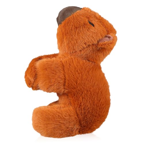 VICASKY Capybara Plüsch Slap Bands Spielzeug Kuscheliges Capybara Üschtier Mit Slap Band Üßes Handgelenkspielzeug Für Weicher Armreif Für Partys Ideal Als Für Jungen Und Ädchen Rochen Kuscheltier von VICASKY