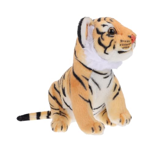 VICASKY Kuscheltier Tiger Adorables üschspielzeug Tierform Dekoratives Tiger Modell Für Und Babys Weiches Stofftier Als Für Kleine Freunde von VICASKY