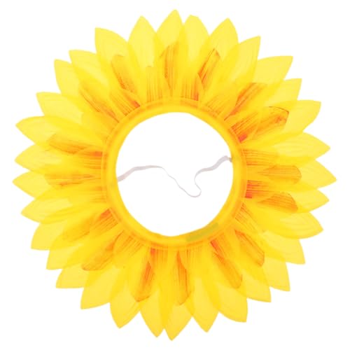 VICASKY Sonnenblume Sonnenblumen Kopfschmuck Für Lustiges Sonnenblumen Kostü Haarschmuck Perfekt Für Partys Und Sportveranstaltungen Witzige Hüte Für Den Besonderen Anlass von VICASKY