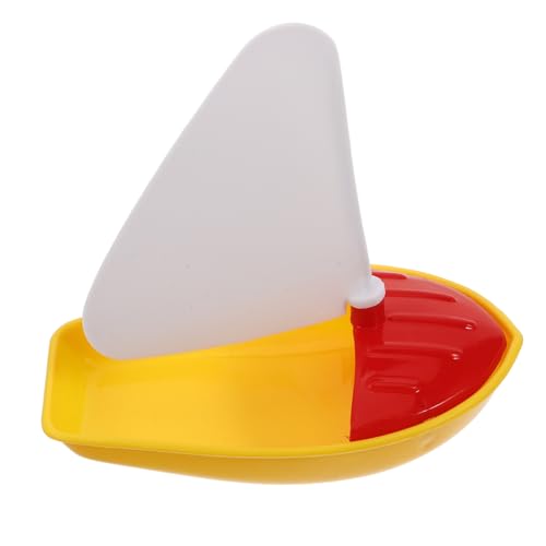 VICASKY Kunststoff-Boot-Spielzeug für Kleinkinder Mini-Yacht Badespielzeug Aufblasbare Schwimmende Boote Strand-wasserspielzeug für Jungen und Mädchen von VICASKY