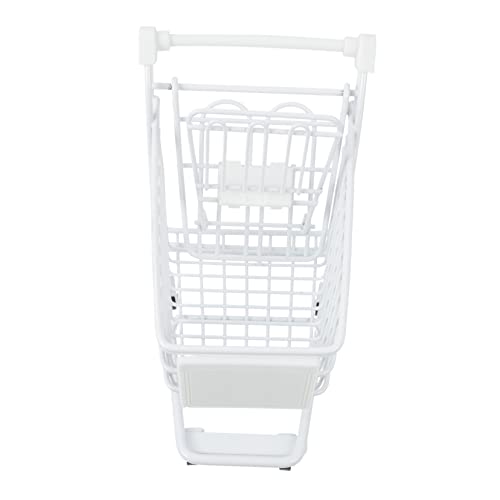 VICASKY Mini-Einkaufswagen einkaufswagen Trolley Storage Shelves abstellständer Aufkleber Kinderwagen Miniwagen Metall Einkaufswagen Metall Lagerung Spielzeugset Modell LKW von VICASKY