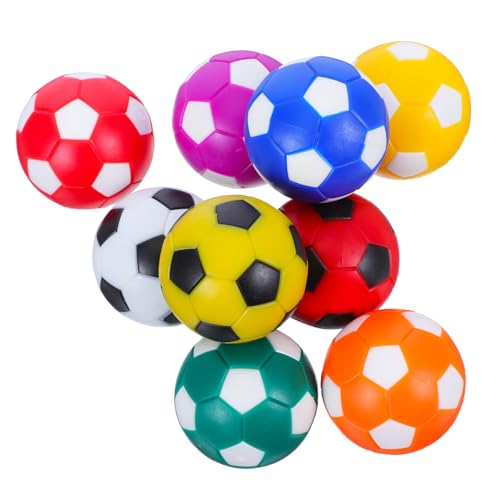 VICASKY Mini Fußball Ersatzbälle für Tischfußball Farben Kunststoff Mini Soccer Balls Tragbar und Langlebig für Tischkicker Zubehör und Kleine Räume Einfach zu Kontrollieren und VICASKY Mini Fußball Ersatzbälle für Tischfußball Farben Kunststoff Mini Soccer Balls Tragbar und Langlebig für Tischkicker Zubehör und Kleine Räume Einfach zu Kontrollieren und von VICASKY