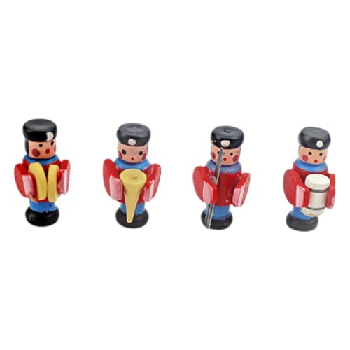 VICASKY Mini Holzfigur Trommler Langlebiges Puppenhaus Zubehör Handgefertigtes Miniaturmodell mit Glatter Oberfläche Dekoratives Kreativspielzeug für Ab Monaten Montessori Inspiriert VICASKY Mini Holzfigur Trommler Langlebiges Puppenhaus Zubehör Handgefertigtes Miniaturmodell mit Glatter Oberfläche Dekoratives Kreativspielzeug für Ab Monaten Montessori Inspiriert von VICASKY
