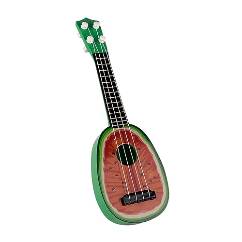 VICASKY Mini Obst Musikgitarre Ukulele Für Lernspielzeug Mit Wassermelonen Design Für Kleine Musiker Und Kreative Spielstunden Fördert Die Musikalität Und Motorik von VICASKY