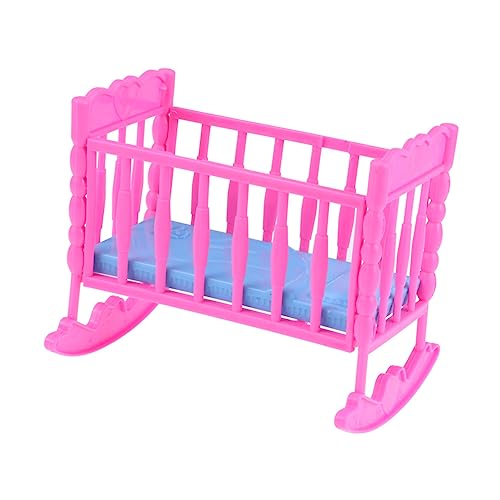 VICASKY Mini Schlafschaukel Für Simulation Babybett Spielset Zufälliger Farbe Rollenspielzeug Für Kreatives Und Fantasievolles Rollenspiel von VICASKY