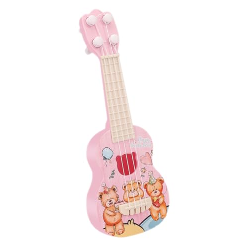 VICASKY Mini Ukulele Cartoon Bär Design Musikinstrument für Kleinkinder Musikspielzeug Geschenk Reise Dekoration VICASKY Mini Ukulele Cartoon Bär Design Musikinstrument für Kleinkinder Musikspielzeug Geschenk Reise Dekoration von VICASKY