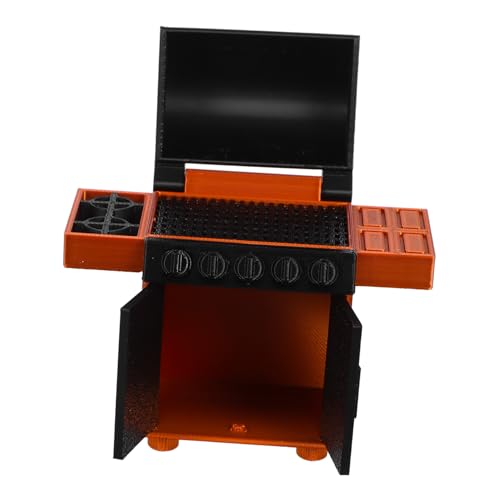 VICASKY Miniatur BBQ Grill Modell für Puppenhaus Detailgetreues Gartendekor Vielseitiges Outdoor Camping Zubehör Geschenk für Sammler und Puppenhaus küchen Zubehör VICASKY Miniatur BBQ Grill Modell für Puppenhaus Detailgetreues Gartendekor Vielseitiges Outdoor Camping Zubehör Geschenk für Sammler und Puppenhaus küchen Zubehör von VICASKY