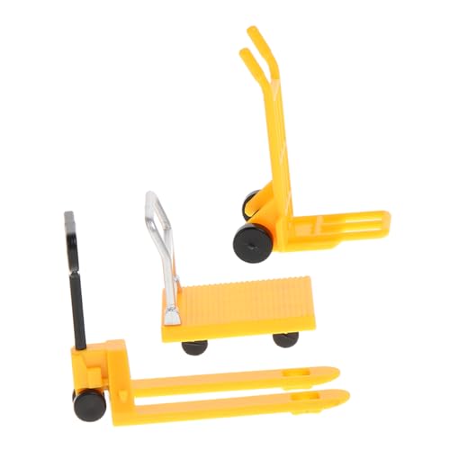 VICASKY Miniatur Handwagen Kinderfahrzeug Glatten Kanten Realistischer Gabelstapler und Plattformwagen Fördert Kreativität Vorstellungskraft und Sicheres VICASKY Miniatur Handwagen Kinderfahrzeug Glatten Kanten Realistischer Gabelstapler und Plattformwagen Fördert Kreativität Vorstellungskraft und Sicheres von VICASKY