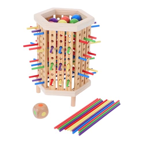 VICASKY Montessori Holz Brettspiel aus Natürlichem Holz Sicherer Farbensortier und Stapelspaß für Frühe Matheförderung Interaktives Lernspiel für Jungen Mädchen Familien VICASKY Montessori Holz Brettspiel aus Natürlichem Holz Sicherer Farbensortier und Stapelspaß für Frühe Matheförderung Interaktives Lernspiel für Jungen Mädchen Familien von VICASKY