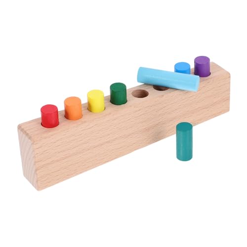 VICASKY Sensorik Spielzeug Puzzlematte Montessori Holzspielzeug Für Kleinkinder Farb Und Formensortierspiel Sensorisches Zur Der Feinmotorik Und Hand Augen Koordination Ideales Für Jungen Und von VICASKY