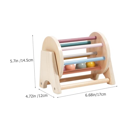 VICASKY Montessori Holzspielzeug Textile Trommel Lernspielzeug für Kleinkinder Feinmotorik Motorikspielzeug Tragbar für Zuhause und Unterwegs VICASKY Montessori Holzspielzeug Textile Trommel Lernspielzeug für Kleinkinder Feinmotorik Motorikspielzeug Tragbar für Zuhause und Unterwegs von VICASKY