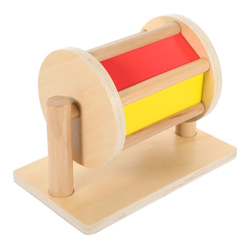 VICASKY Montessori Holzspielzeug Textile Trommel mit Klang Förderndes Lernspielzeug für Sichere Rundkanten Entwicklung von Feinmotorik und Hörsinn Kreatives Frühförderungsspielzeug VICASKY Montessori Holzspielzeug Textile Trommel mit Klang Förderndes Lernspielzeug für Sichere Rundkanten Entwicklung von Feinmotorik und Hörsinn Kreatives Frühförderungsspielzeug von VICASKY