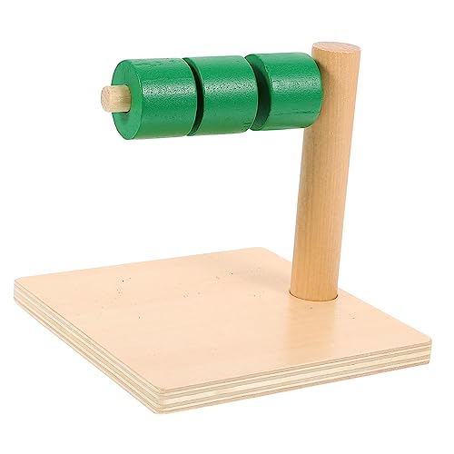 VICASKY Montessori holzspielzeug für spielzeuge für Sensory Toy Toys auf horizontalem Dübelspielzeug Holzscheiben auf horizontalem von VICASKY