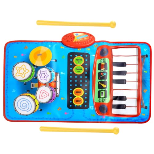 VICASKY Musikmatte Spieldecke spielmatte kinderspielzeug tanzmatte für musikinstrumente für fußmatte teppiche Bodenklaviermatte Bodenklaviertastatur Stoff von VICASKY