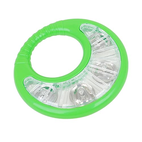 VICASKY Orff Nabenring Musikinstrumente Schlagzeug kindertrommel Trommel Creative Design Toy Tierdekoration Übungslöffel Geschirr Band Handrasseln Abs Green von VICASKY