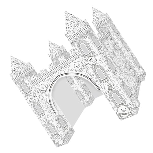 VICASKY Papier Schloss Bastelset DIY Malpuzzle Farbiges Puzzle Kreatives Handwerk Geschenk für Geburtstag Dekoration VICASKY Papier Schloss Bastelset DIY Malpuzzle Farbiges Puzzle Kreatives Handwerk Geschenk für Geburtstag Dekoration von VICASKY