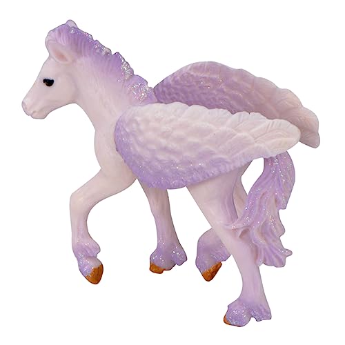 VICASKY Pegasus-Einhorn-Modell Feenfigur Tierspielzeug Für Kinder Mädchenspielzeug Action Figur Tiermodell Lernspielzeug Für Kinder Mädchen Spielzeug Einhorn Spielzeug Spielzeuge PVC Weiß von VICASKY