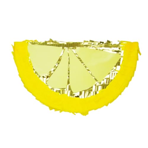 VICASKY Piñata Pinata komfetti überraschung party dekoration weihnachtsgesch susigkeiten Zitronenscheibe Partydekorationen Babyspielzeug Kleinkindspielzeug Taco-Partyzubehör Papier Yellow von VICASKY