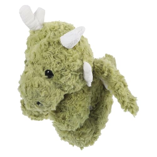 VICASKY Plüsch-drachenspielzeug Süßes Plüsch-welpen-partygeschenke Dino-kuscheltiere Anschmiegsames Tierspielzeug Dinosaurier-kissenspielzeug Plüschtiere Pp Baumwolle Green von VICASKY