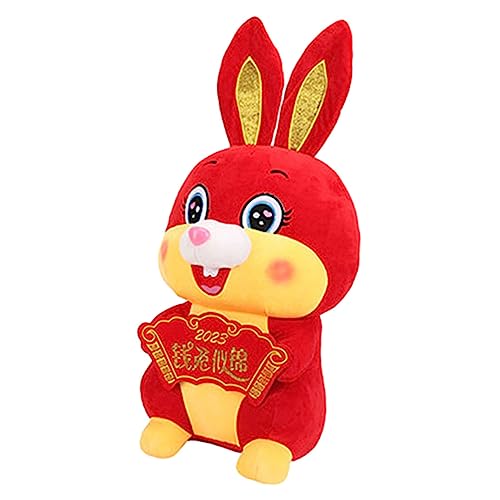 VICASKY Plüschhase Stofftier Rabbit Doll Niedliches Kaninchen für Jahr des Hasen Dekoration für Zuhause und Kuscheltier mit Schöner Stickerei VICASKY Plüschhase Stofftier Rabbit Doll Niedliches Kaninchen für Jahr des Hasen Dekoration für Zuhause und Kuscheltier mit Schöner Stickerei von VICASKY