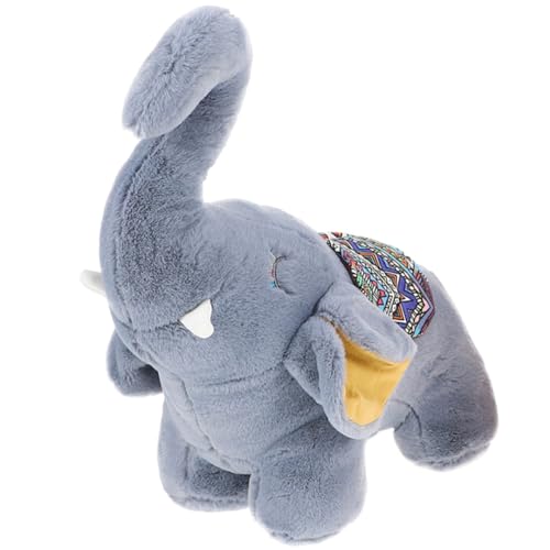 VICASKY Plüschpuppe Plüsch Elefant Stofftier Stoffelefant Für Babys Riesiger Elefant Stofftier Cartoon-tierspielzeug Stofftier Für Kleinkinder Kinderspielzeug Plüschtier Pp Baumwolle Grey von VICASKY